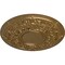 Ekena Millwork Jackson Ceiling Medallion (Fits Canopies up to 13 1/2"), Hand-Painted Pale Gold, 32 3/4"OD x 2 1/2"P CM32JAPAS - alternate 3